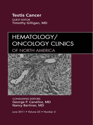 cover image of Testes Cancer, an Issue of Hematology/Oncology Clinics of North America